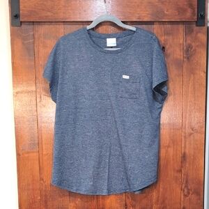 Columbia blue Heathered T-Shirt with Pocket